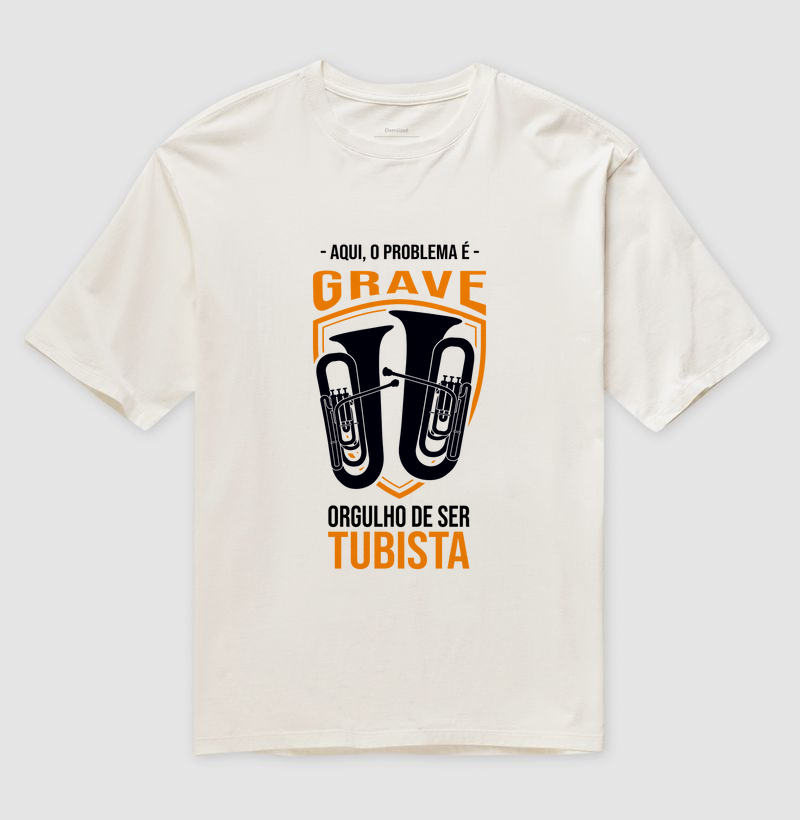 Camiseta Oversized Problema Grave - Tubista