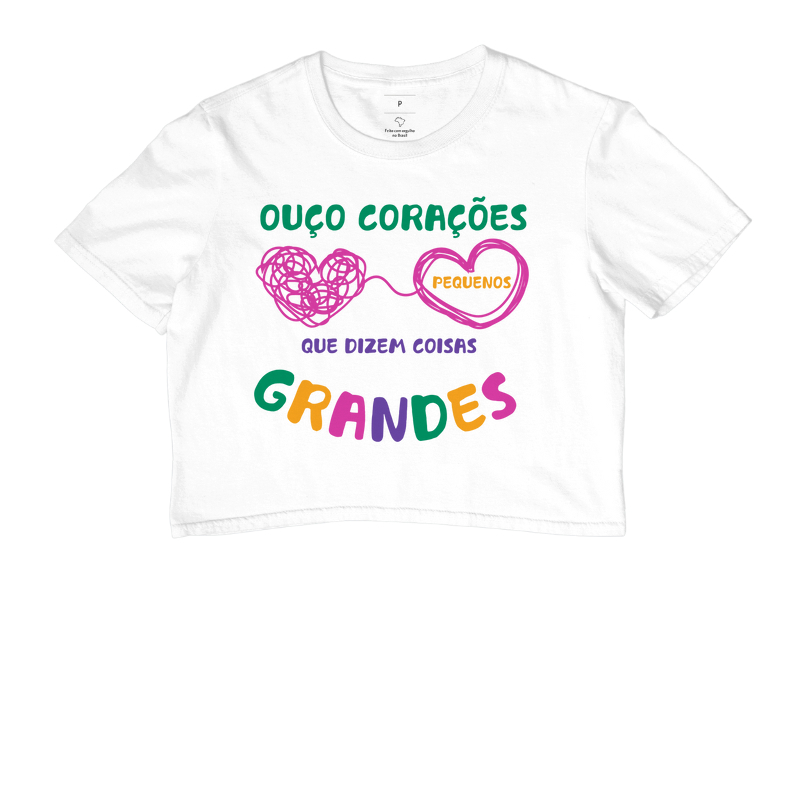 Cropped | Corações pequenos dizem grandes coisas