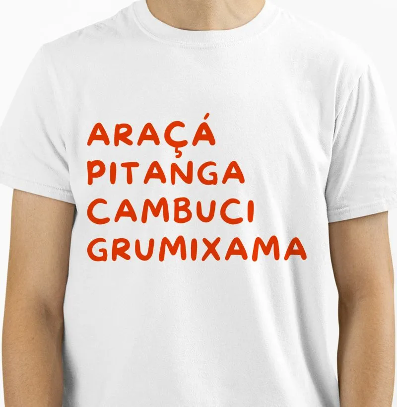 CAMISETA - COLEÇÃO FRUTAS BRASILEIRAS