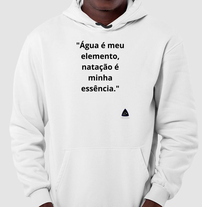 "Água é meu elemento, natação é minha essência."