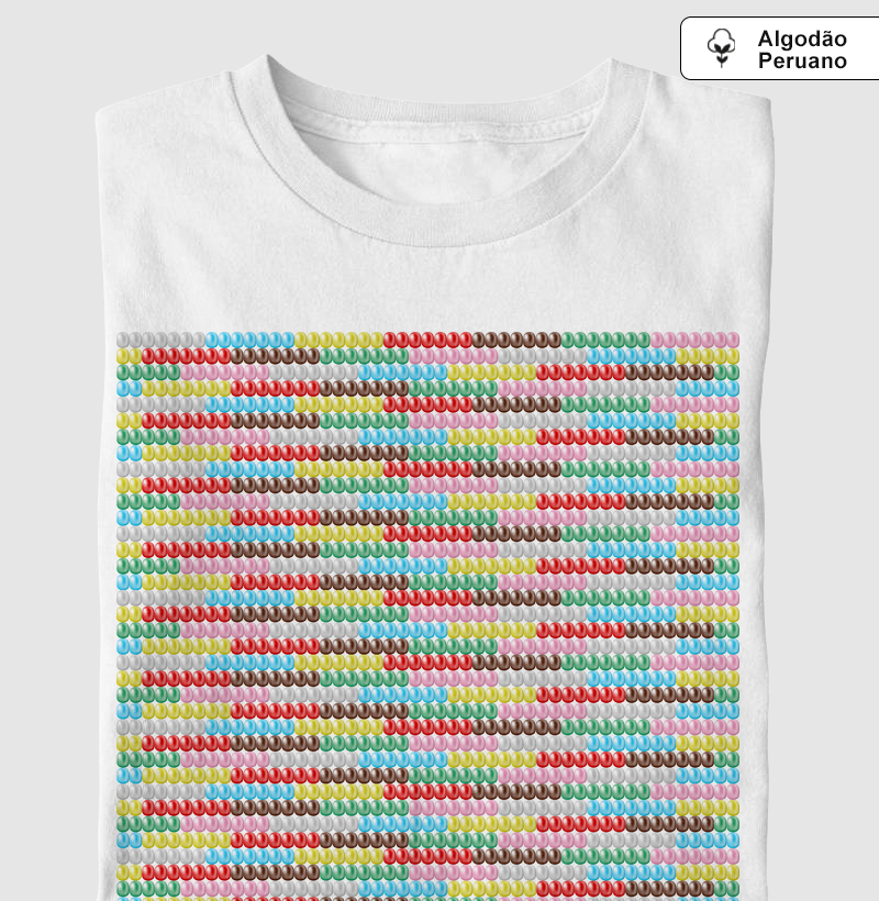 Camiseta Algodão Peruano - Guia - 7 linhas