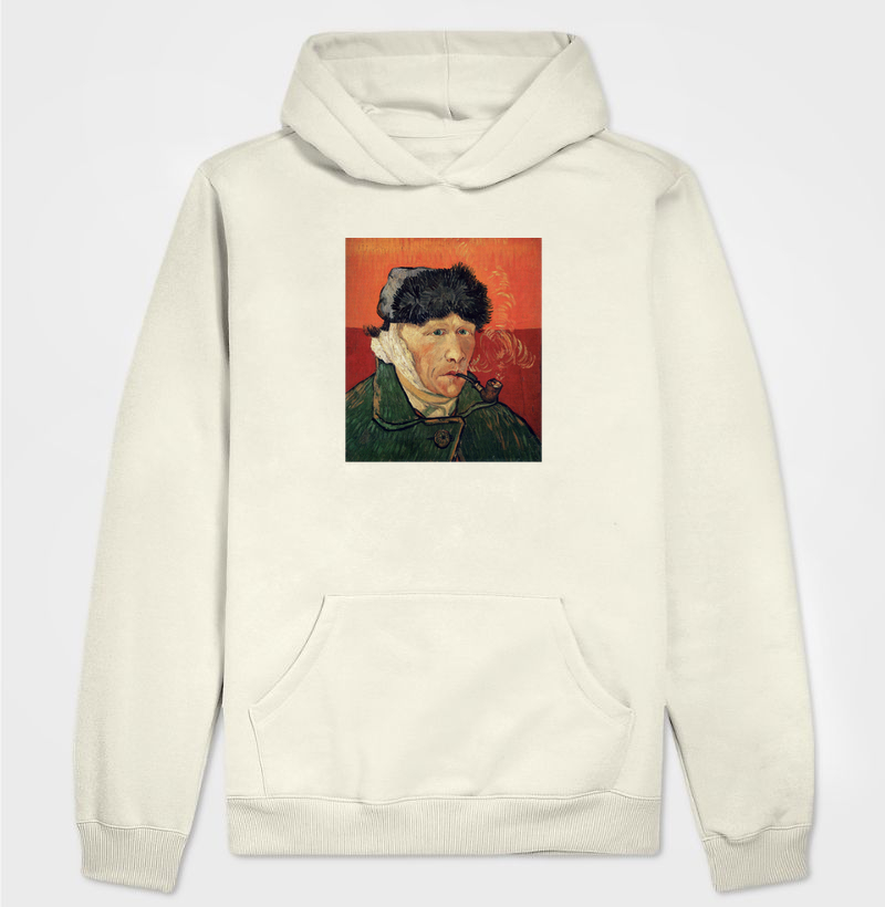Vincent van Gogh with Bandaged Ear and Pipe