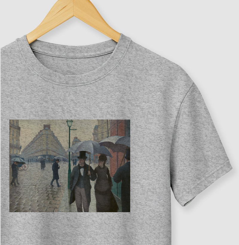 Rua de Paris Em Dia de Chuva - Gustave Caillebotte