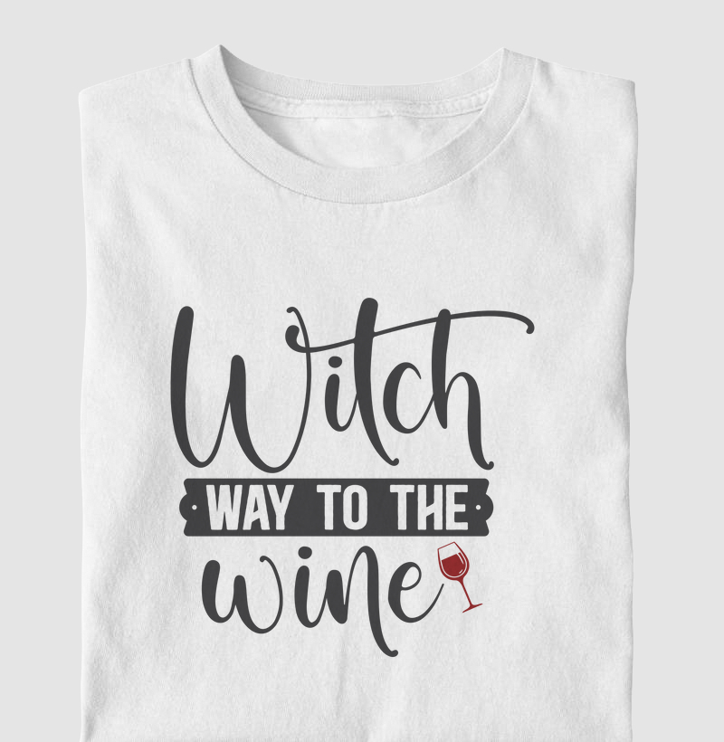 Camiseta Witch Way to the Wine