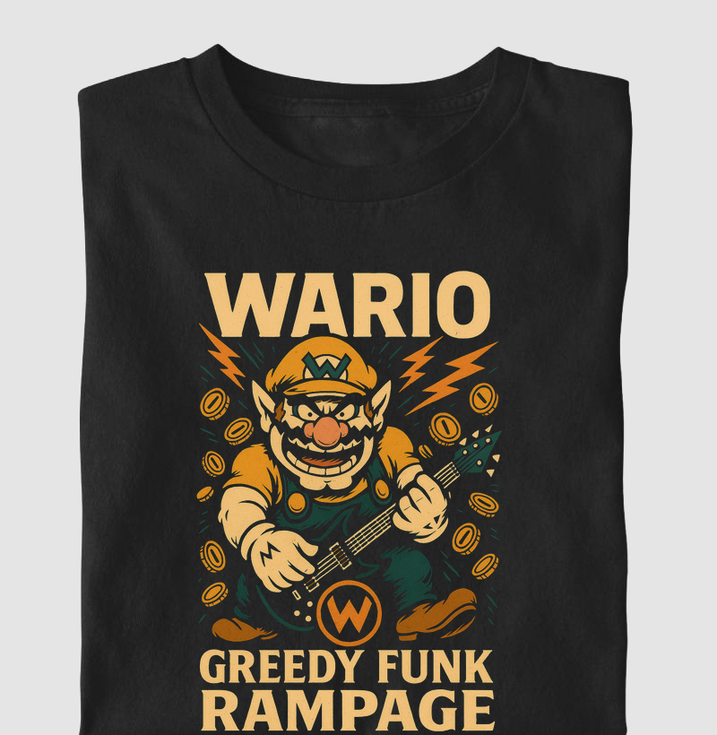 Wario Greedy Funk Mario Rock Collection