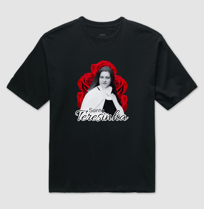 Camiseta Santa Teresinha Oversized