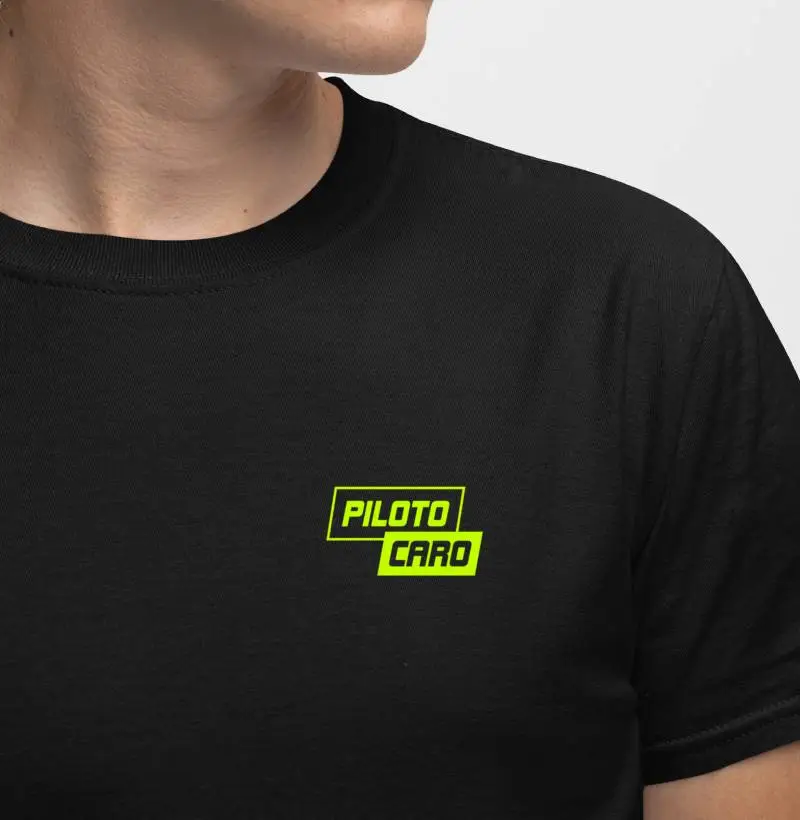Camiseta logo Piloto Caro Fluorescente