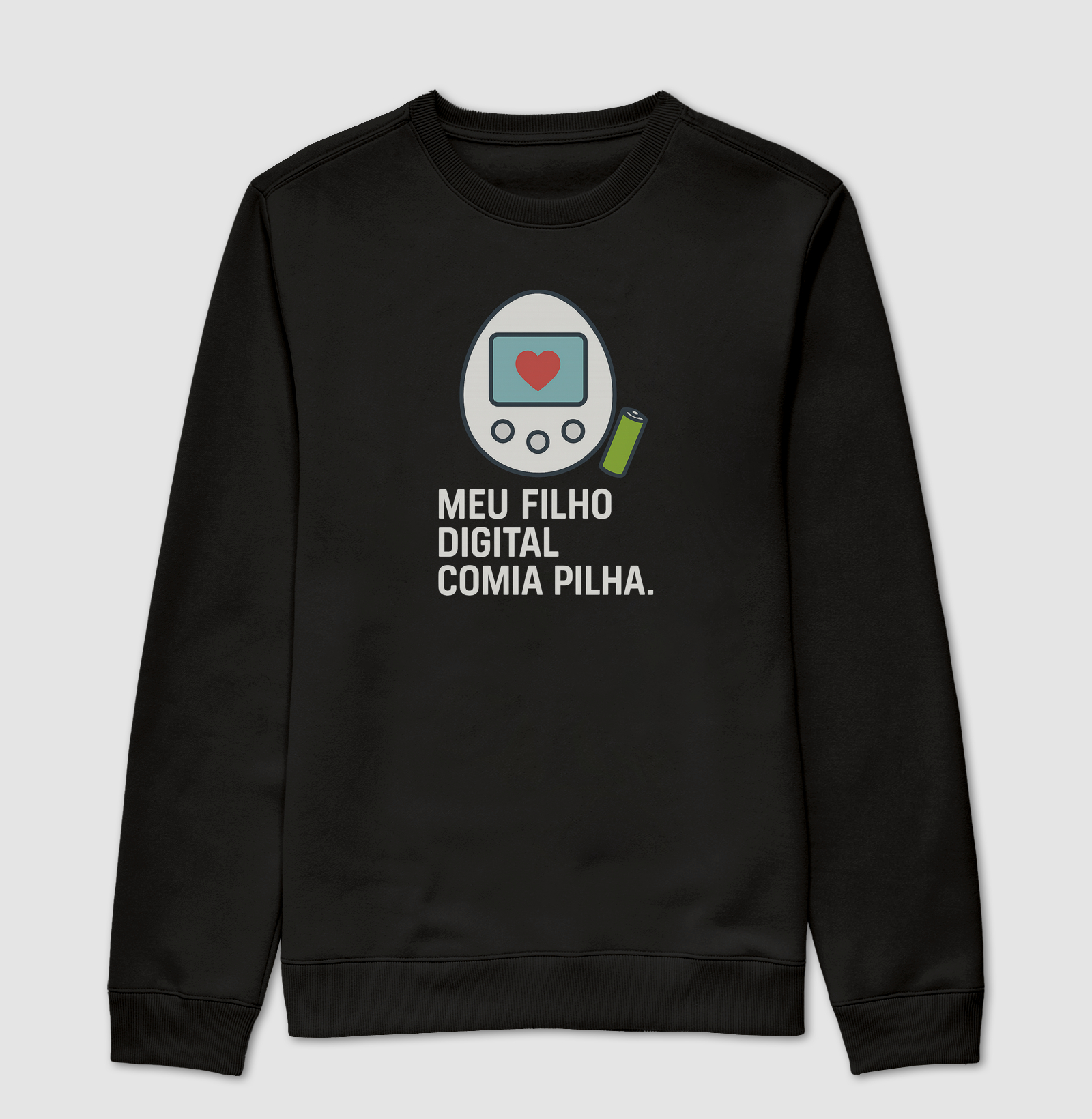 Meu filho digital comia pilha