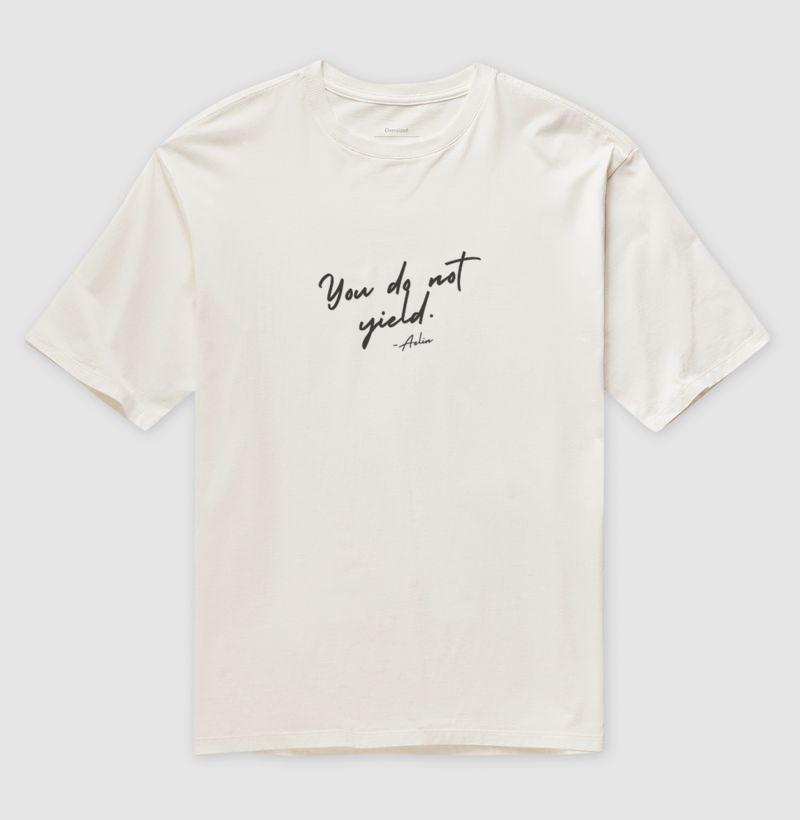 You do not yield quote