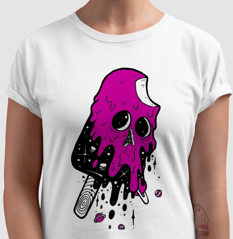 Outer space popsicle melting