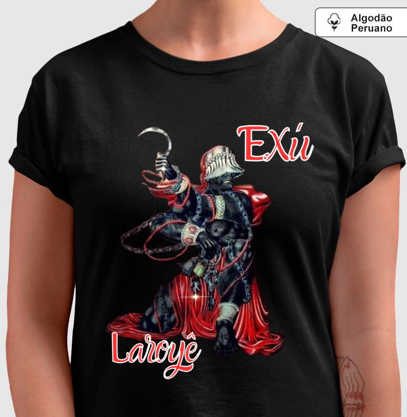 Camiseta Algodão Peruano - Premium -  Exú