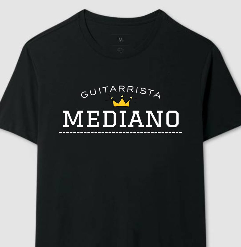 CAMISETA GUITARRISTA MEDIANO