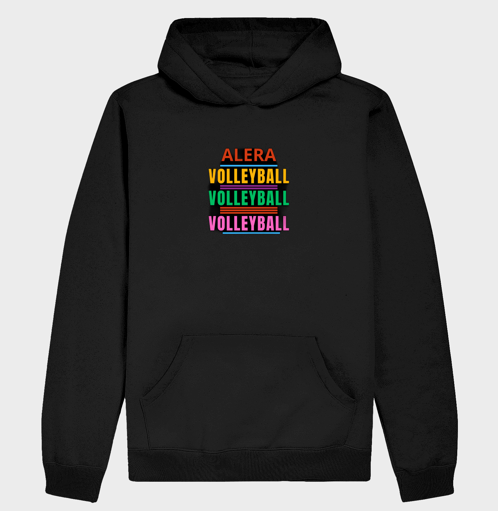 Hoodie moletom volleyball color