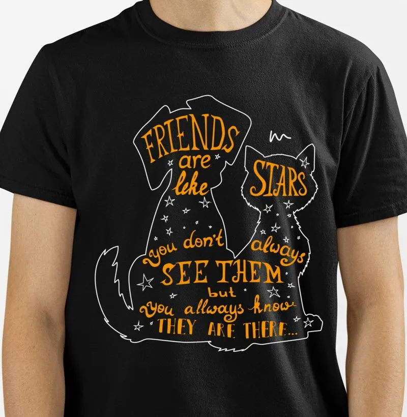 Camiseta e babylook Pet Friends