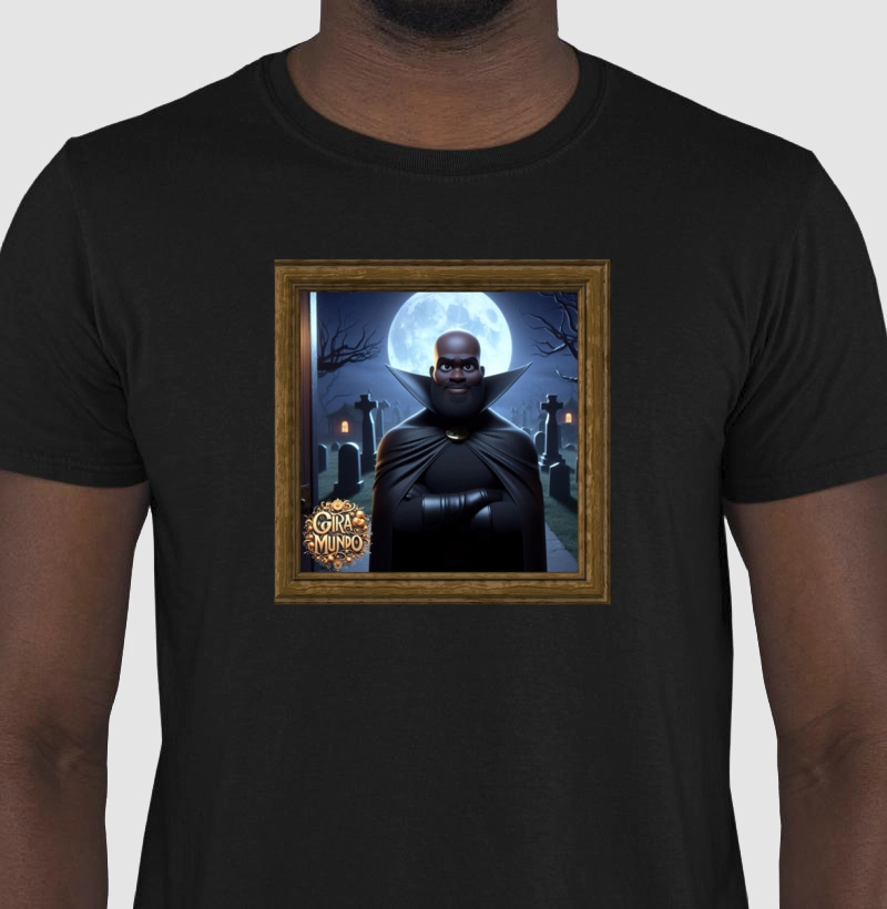 Camiseta 100% Algodão - Exú Gira Mundo