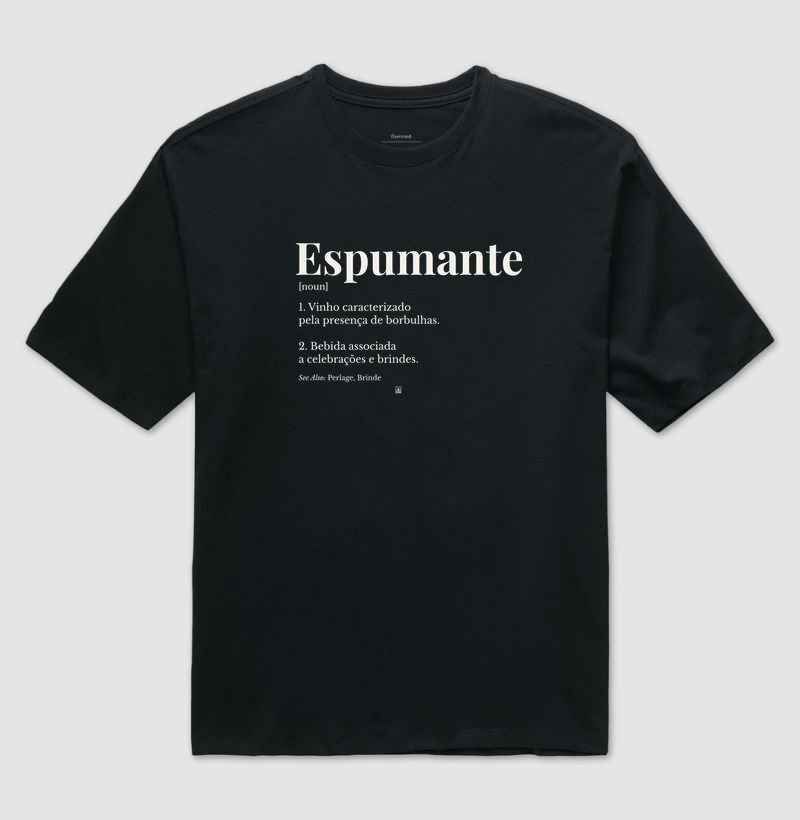 Camiseta Espumante — Wine Dictionary