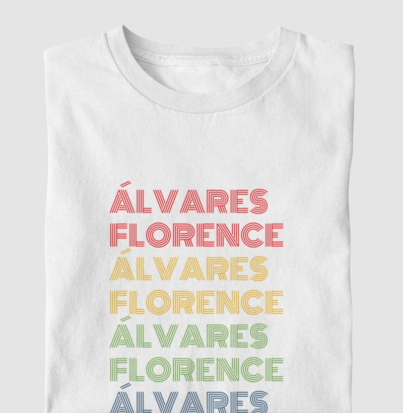 Álvares Florence Letreiro Retrô