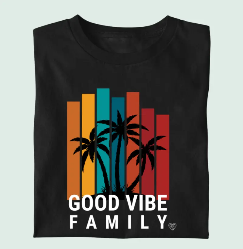 Camiseta Infantil - Família Good Vibe