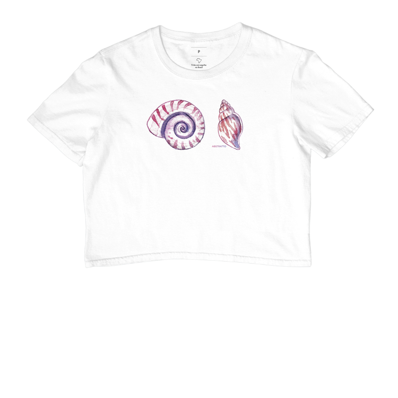 Camiseta Feminina Duas Conchas