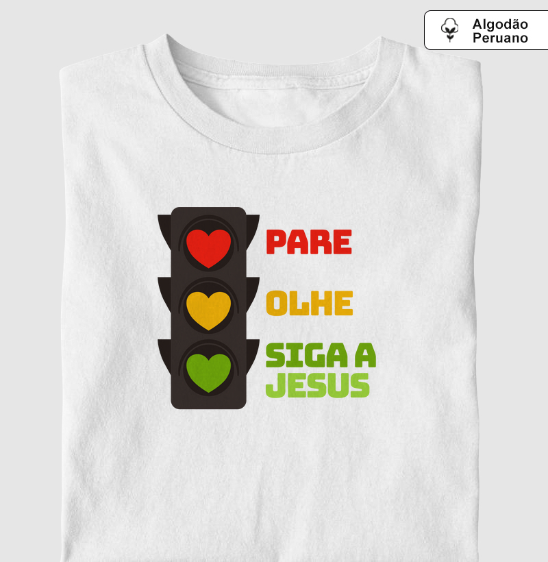 🚦 Pare, Olhe, Siga a Jesus – O Caminho da Vida ✨