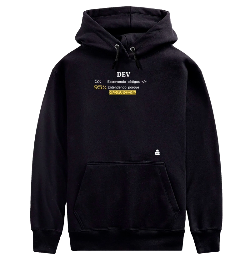 DEV: 5% escrevendo código e 95% entendendo porque não funciona.
