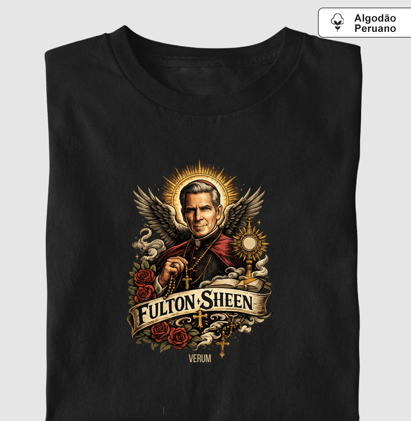 Camiseta Fulton Sheen — Voz da Verdade