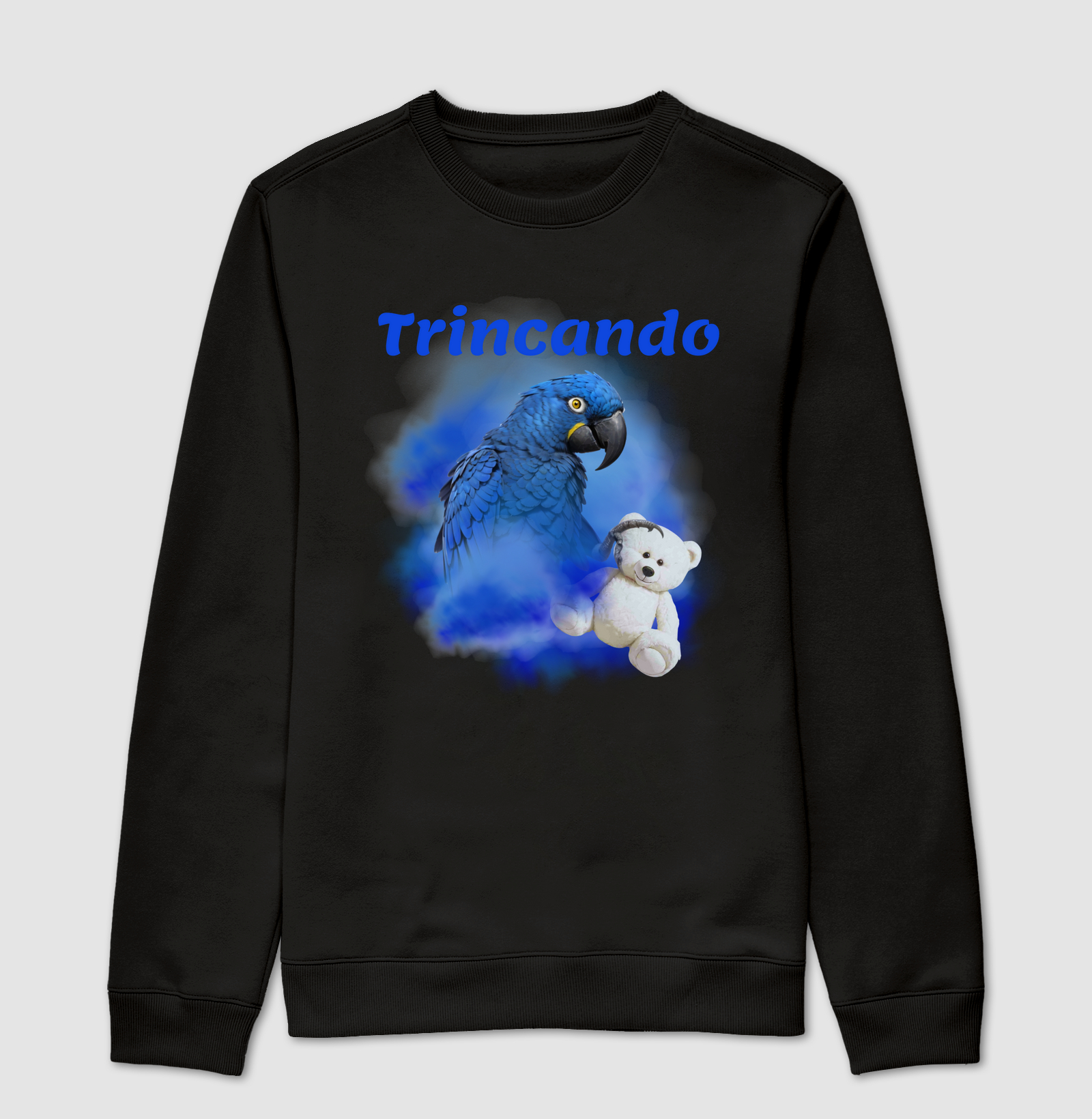 Arara com urso