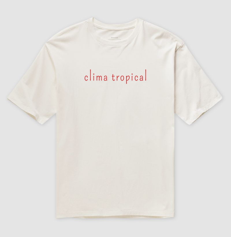 Camiseta clima tropical