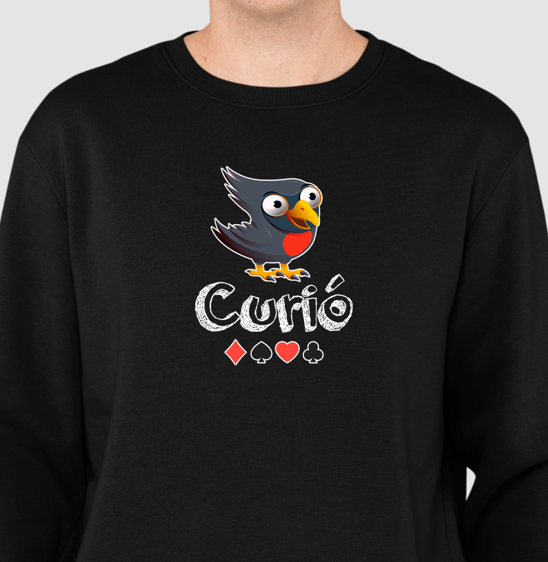 Moletom sueter personalizada Curió Poker
