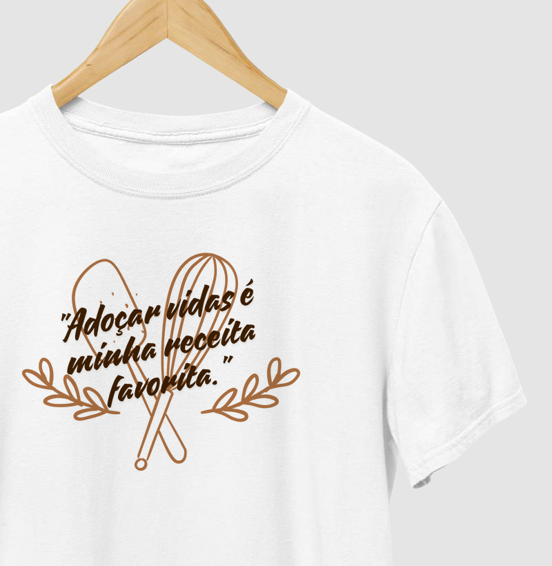 T-shirt adoçar vidas 
