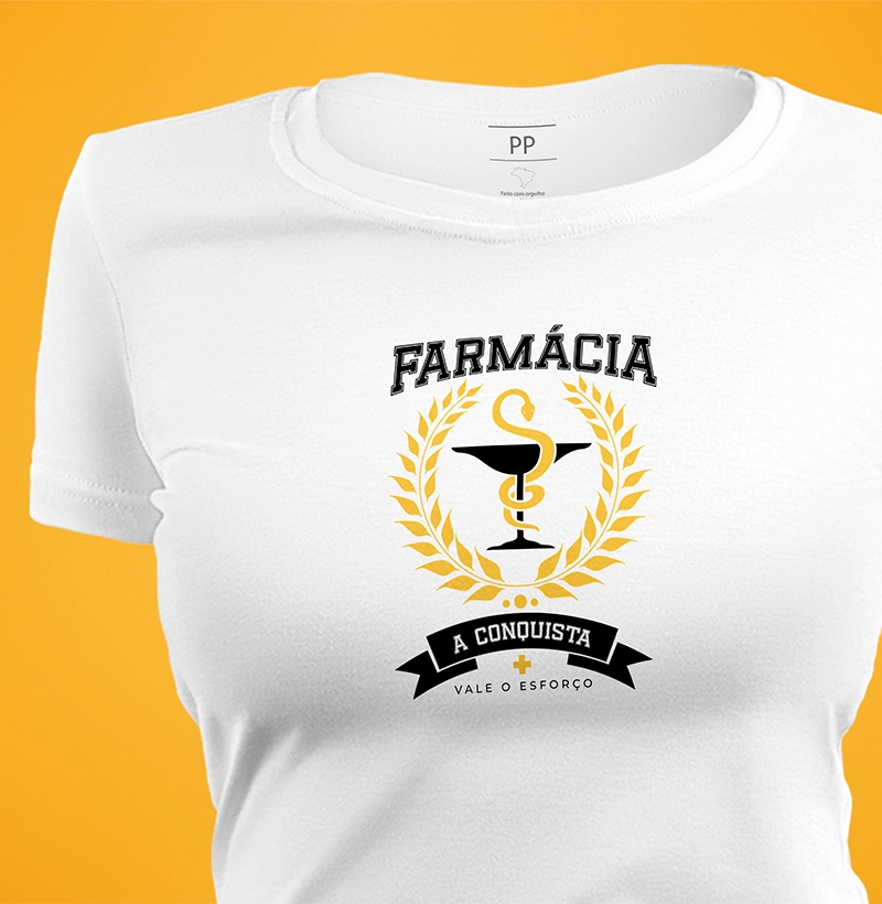 Camiseta Farmácia Conquista - feminina