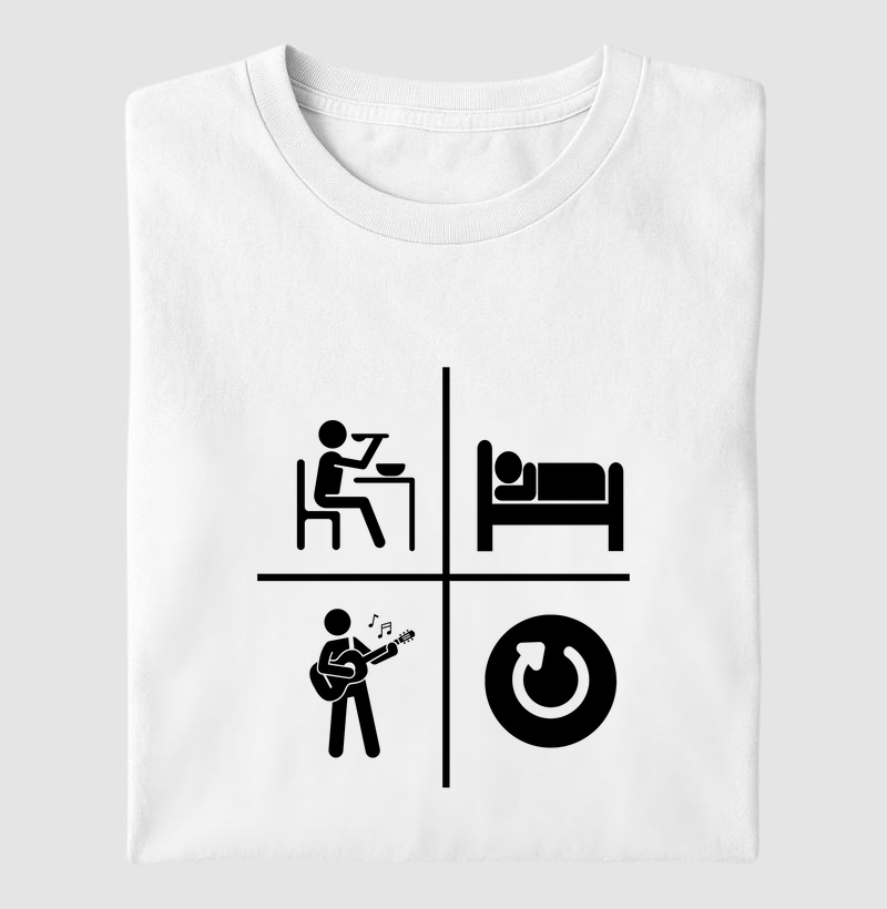 Eat, sleep, play guitar and repeat