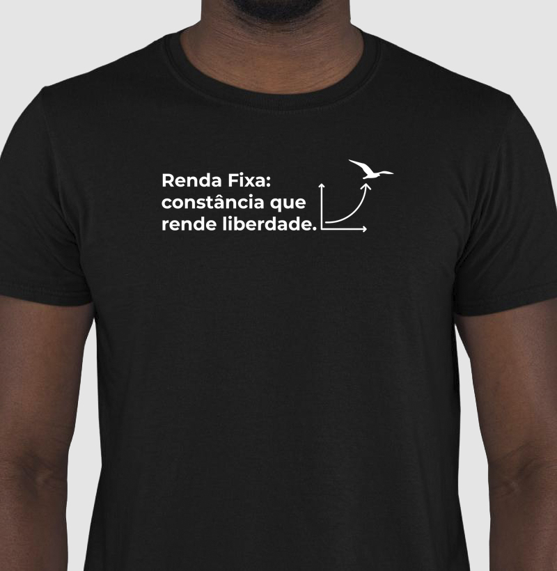 Camiseta Renda Fixa: Constância que Rende Liberdade - Dark