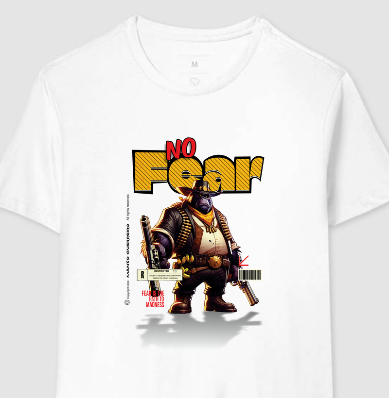 Camisa Bad Monkey Branca Masculina Juvenil