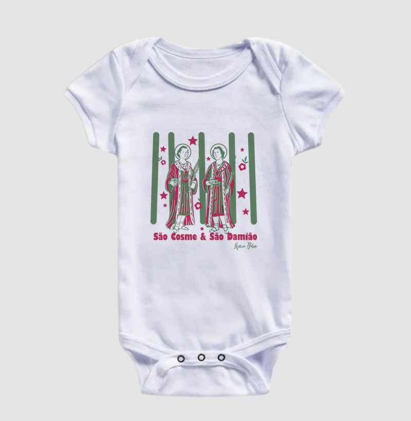 Body Infantil Saquinho de Axé Cosme Damião