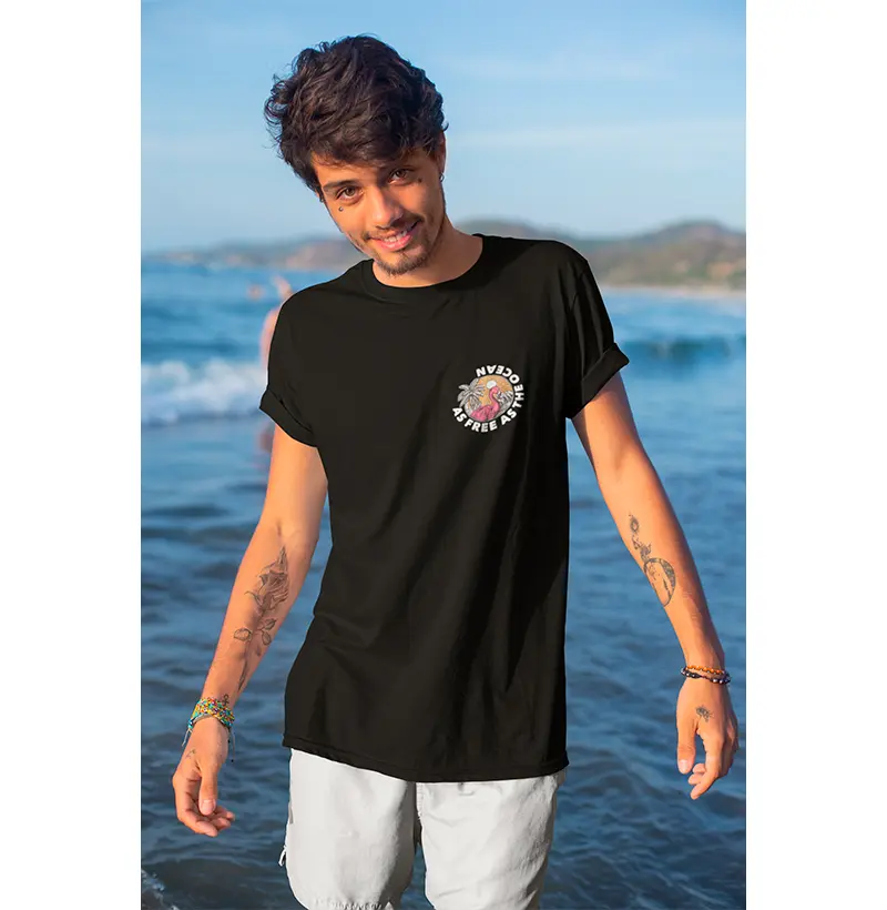 Camiseta As free as the Ocean