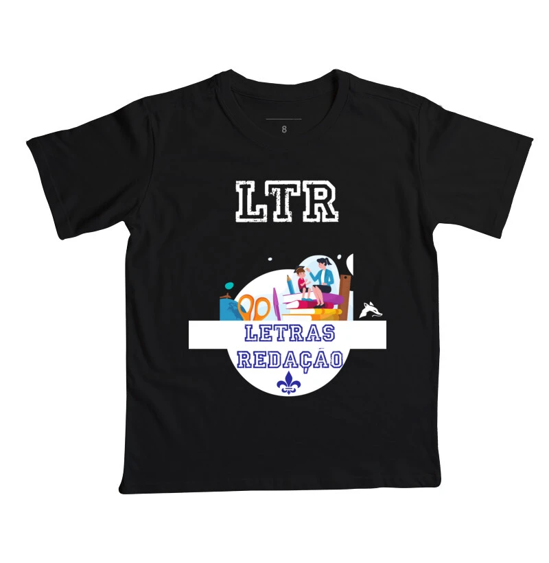 Camiseta Infantil Letras Redação 0063