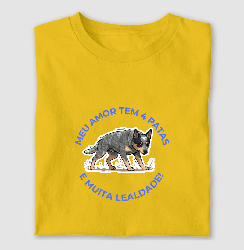 HEELER  AMOR (Boiadeiro Australiano) - Camiseta 