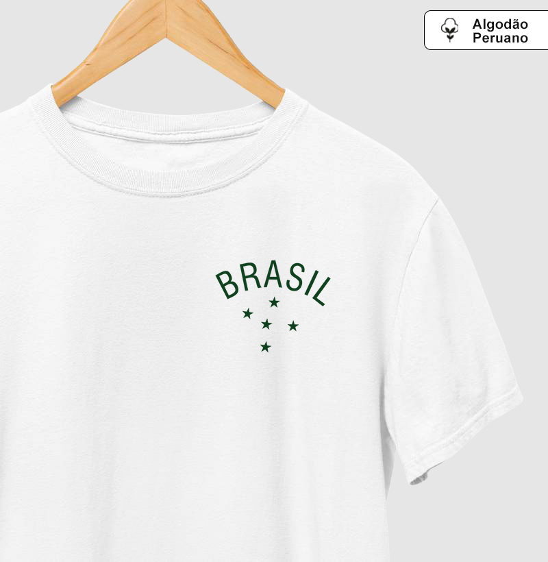 Camiseta Algodão Peruano Brasil