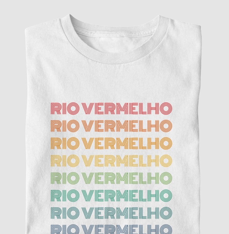 Rio Vermelho Letreiro Retrô