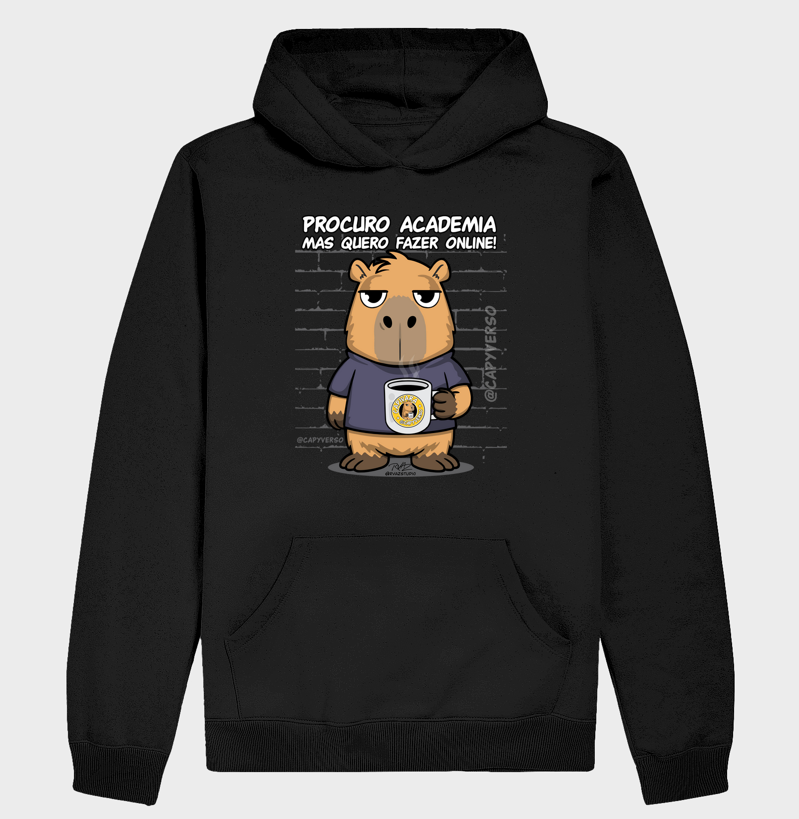 Camiseta Capivara Academia Online