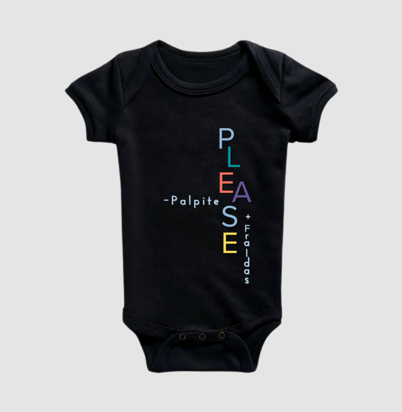 Body | Menos Palpite, Mais Fraldas, PLEASE