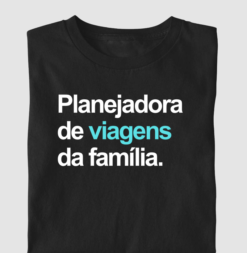 Planejadora de viagens da família