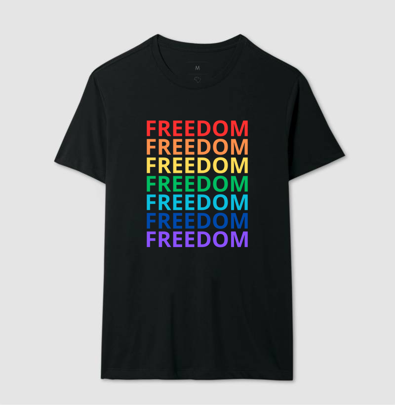 Camiseta Freedom - Diversidade 