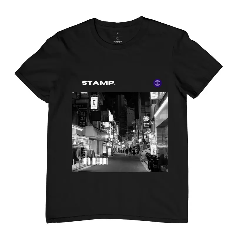 CAMISETA STAMP. CITY 2 - MASCULINA
