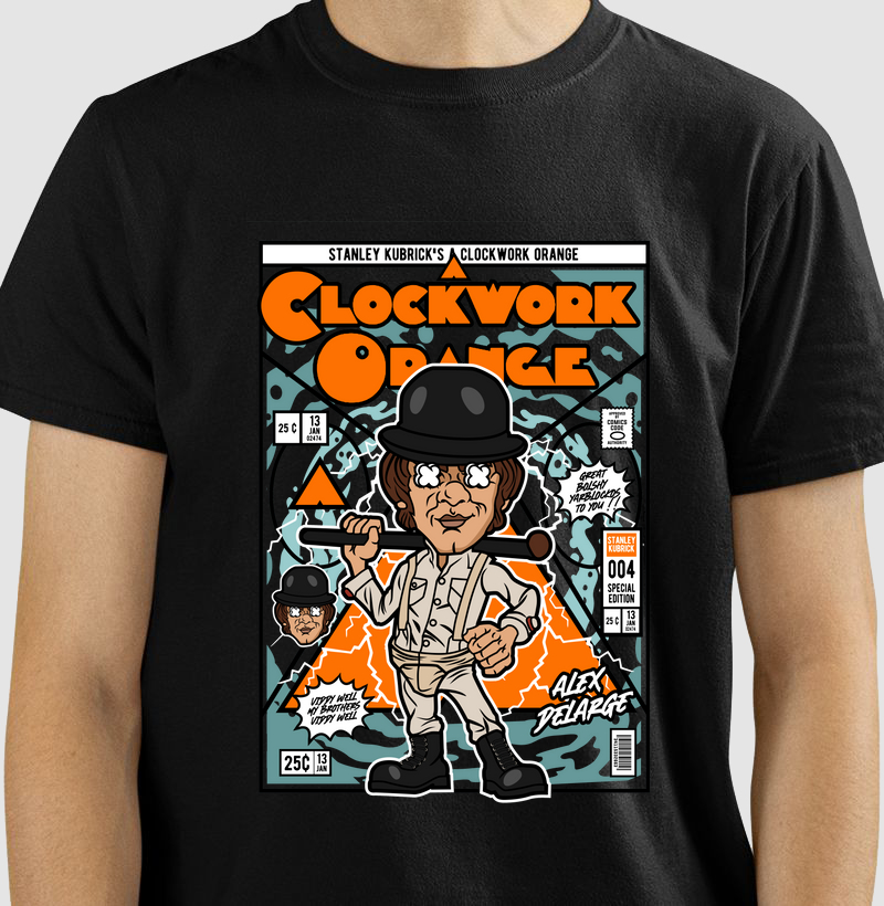 Camiseta Alex Delarge Clockwork Orange