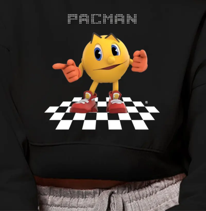 Cropped Moletom Pacman