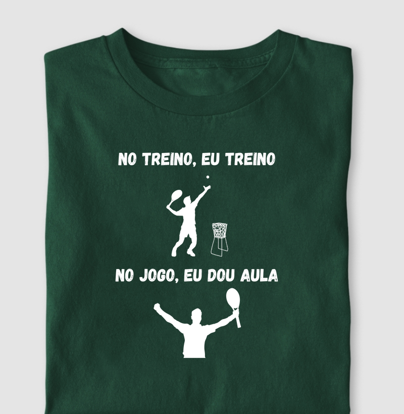 Estampa "No jogo eu dou aula"