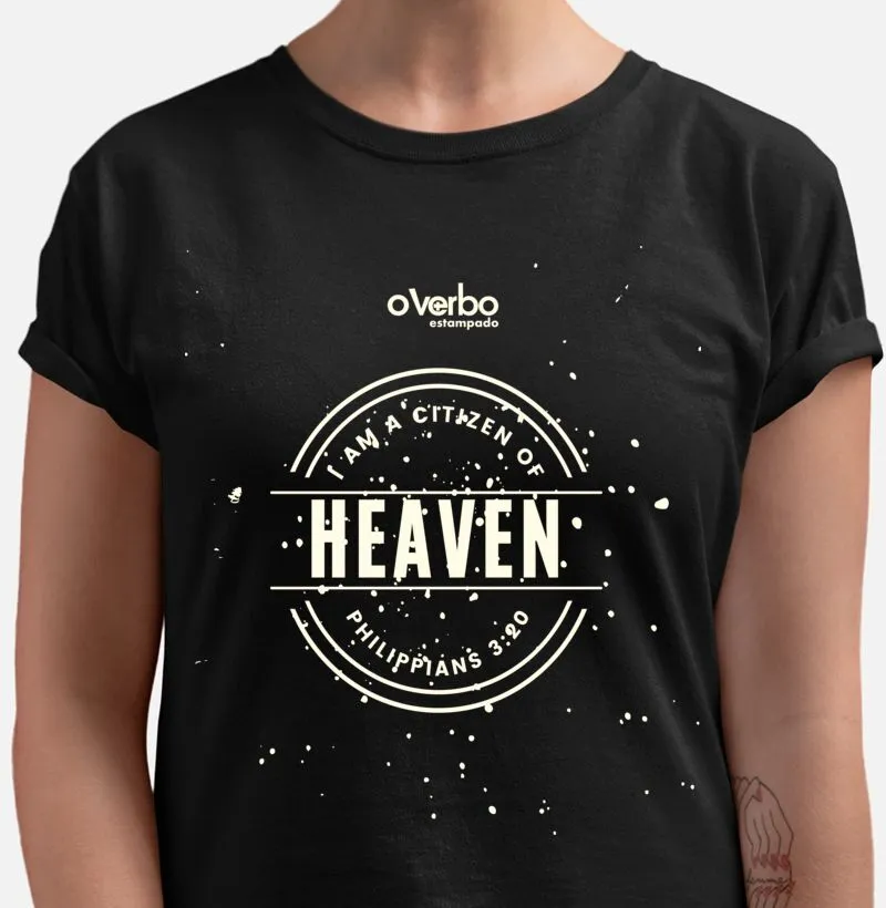 CAMISETA EU SOU UM CIDADÃO DO CÉU