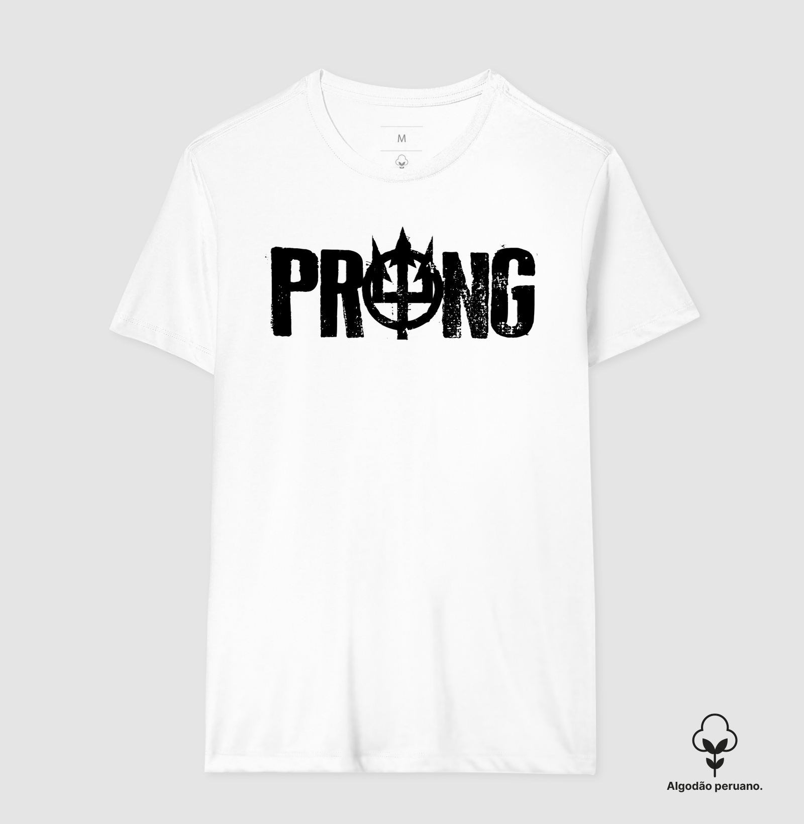 Prong ( Camiseta Branca )